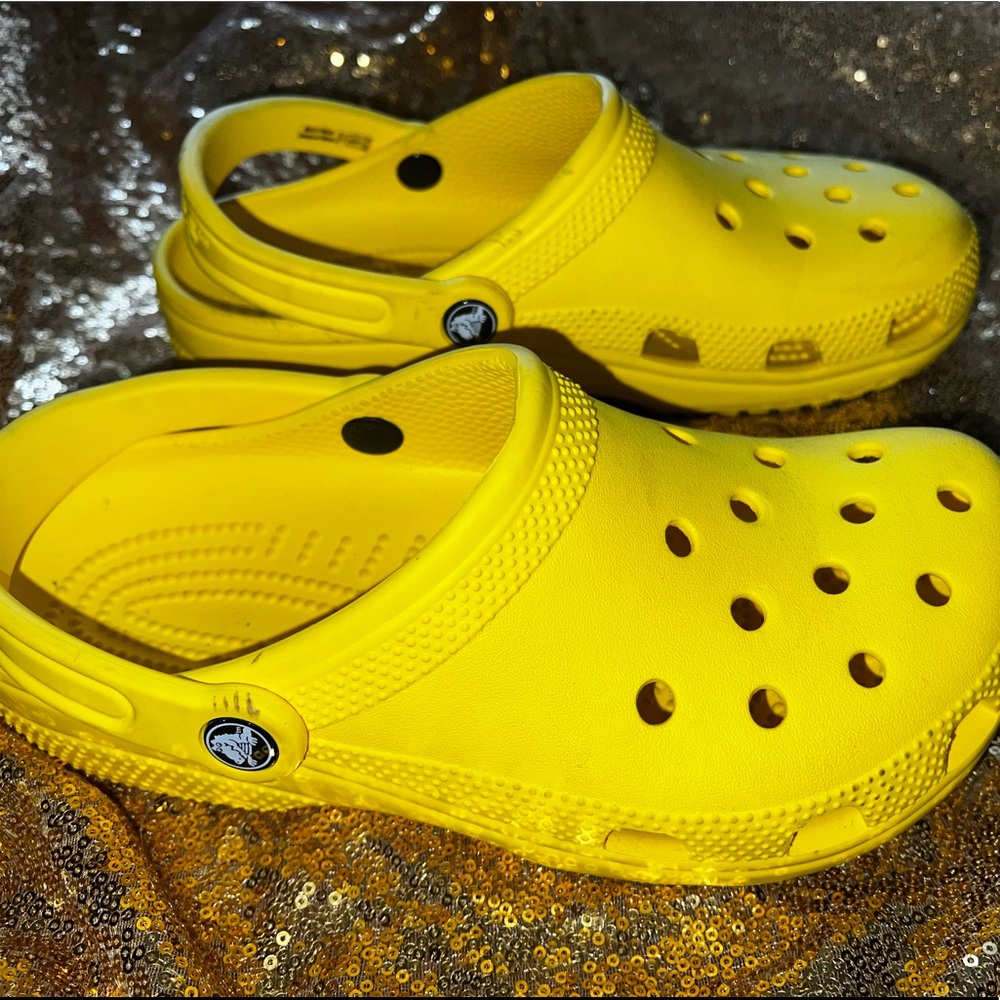 Yellow Crocs